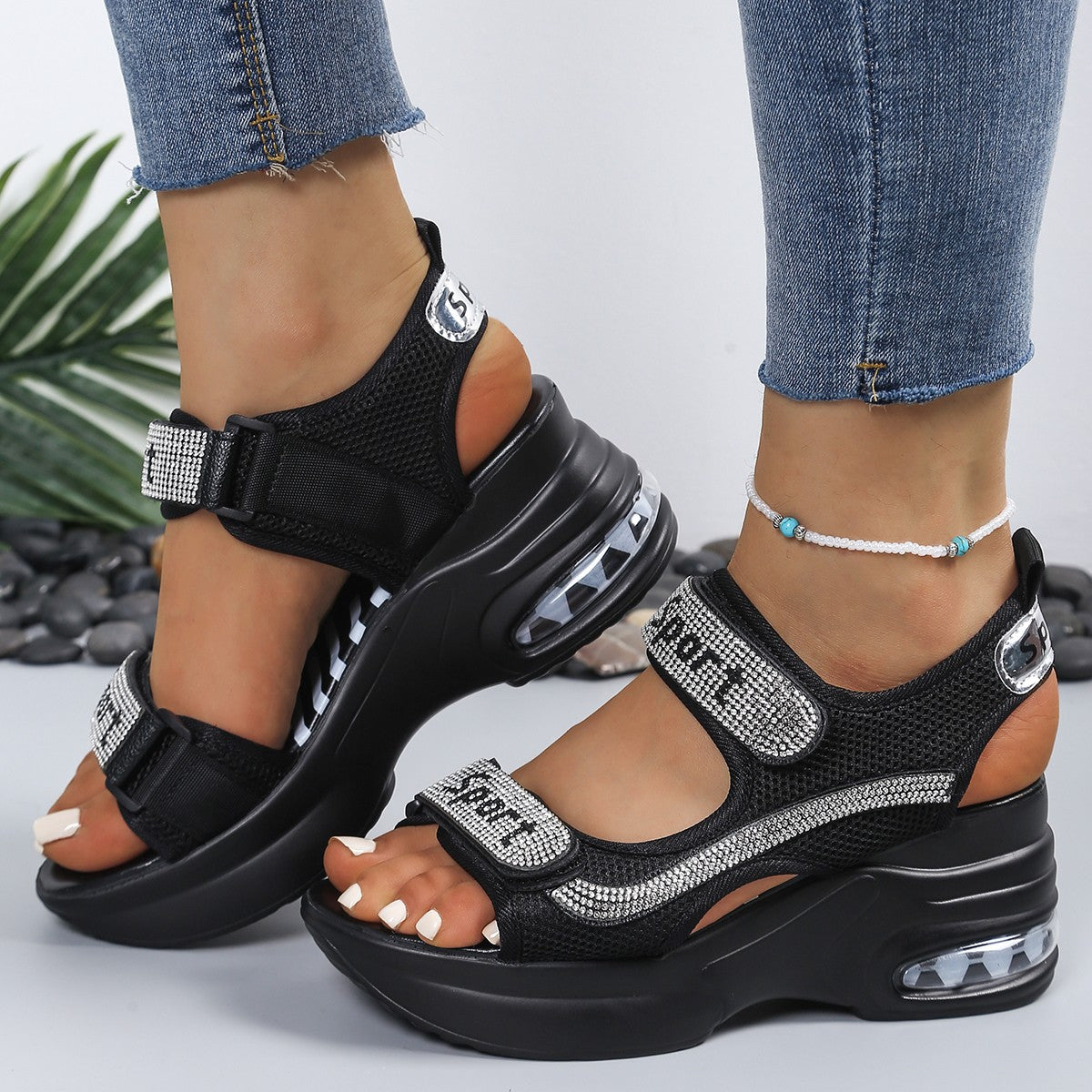 Luna — Sandalia cómoda de plataforma
